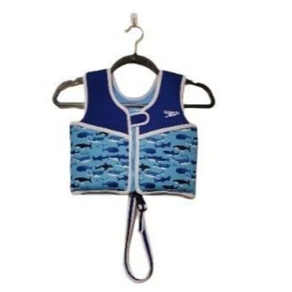 Speedo Kids Swim Life Vest Safety S Blue